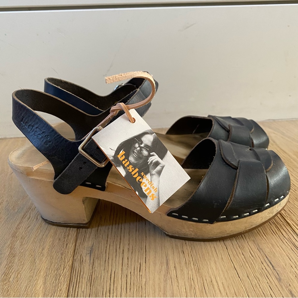 Swedish Hasbeens 832 navy blue